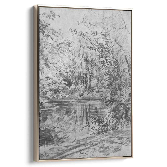 Pond by Ivan Shishkin