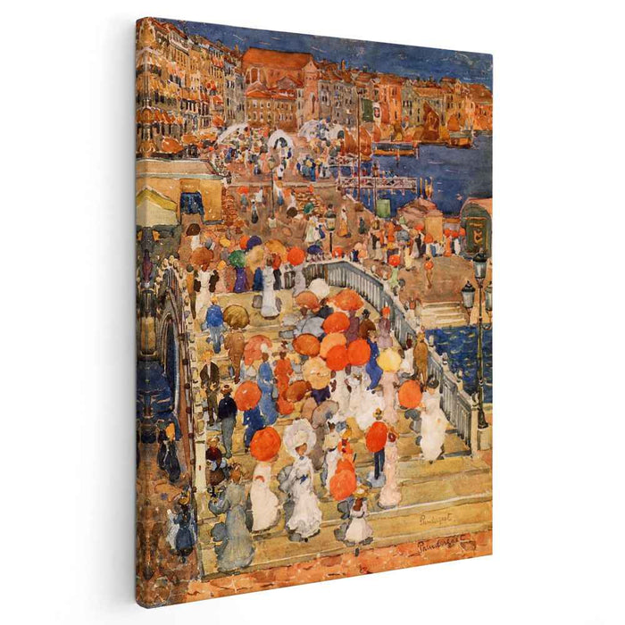 Ponte della Paglia (also known as Marble Bridge) (1899) by Maurice Prendergast