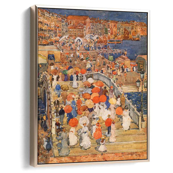 Ponte della Paglia (also known as Marble Bridge) (1899) by Maurice Prendergast