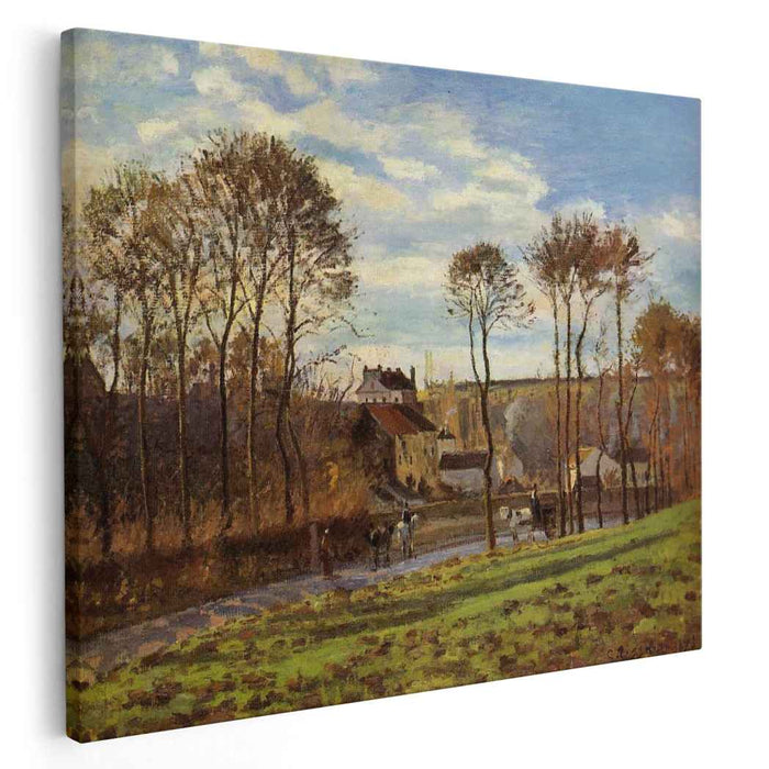 Pontoise, Les Mathurins by Camille Pissarro
