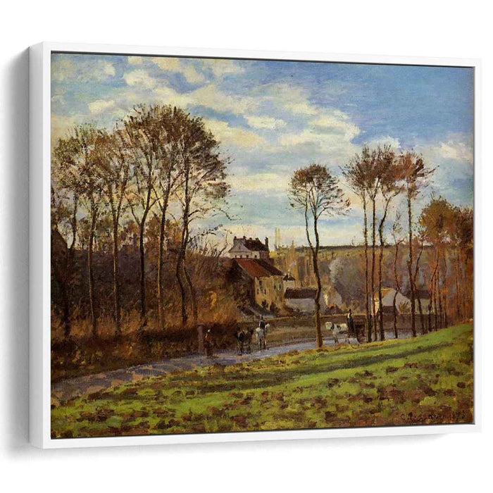Pontoise, Les Mathurins by Camille Pissarro