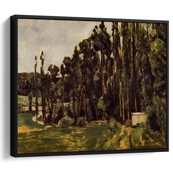 Poplars (1880) by Paul Cezanne