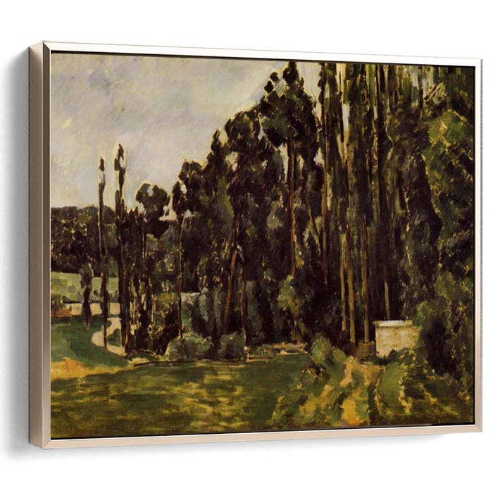 Poplars (1880) by Paul Cezanne