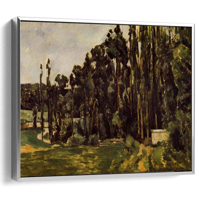 Poplars (1880) by Paul Cezanne