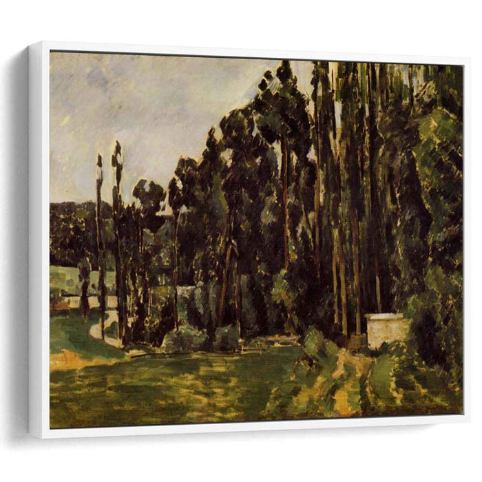 Poplars (1880) by Paul Cezanne