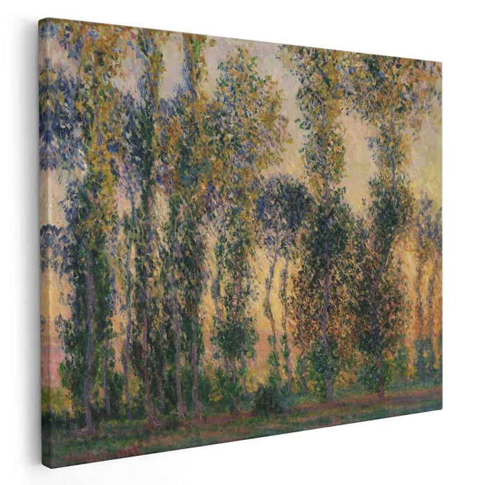 Poplars at Giverny (1888) by Claude Monet