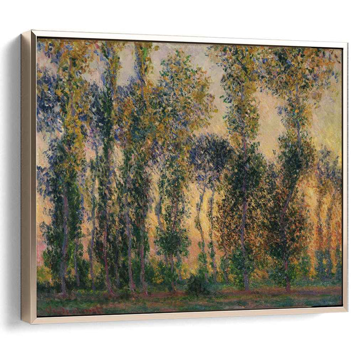 Poplars at Giverny (1888) by Claude Monet