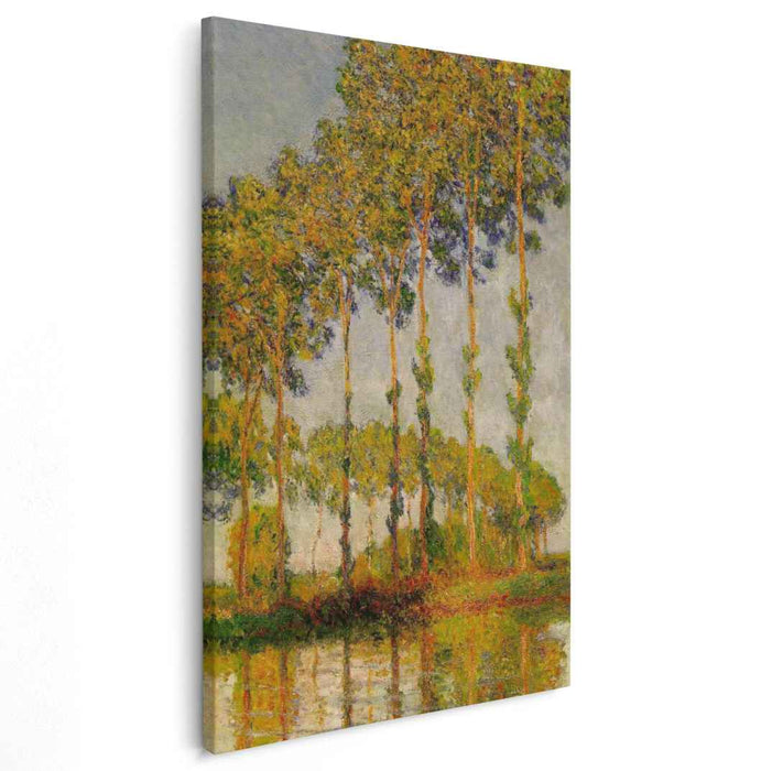 Poplars, Row in Autumn by Claude Monet