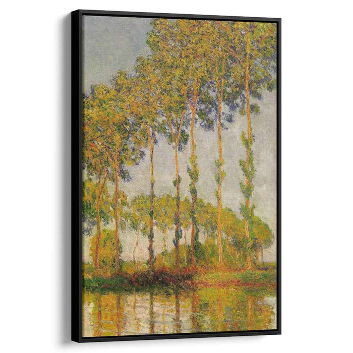 Poplars, Row in Autumn by Claude Monet