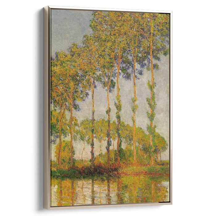 Poplars, Row in Autumn by Claude Monet