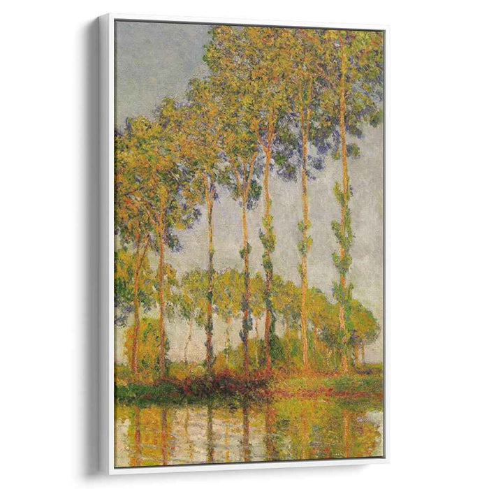 Poplars, Row in Autumn by Claude Monet