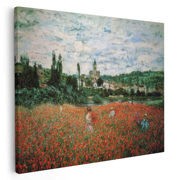 Poppy Field near Vetheuil (1879) by Claude Monet