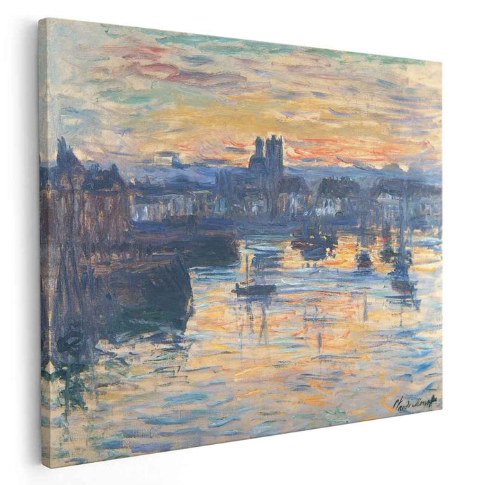 Port of Dieppe, Evening by Claude Monet
