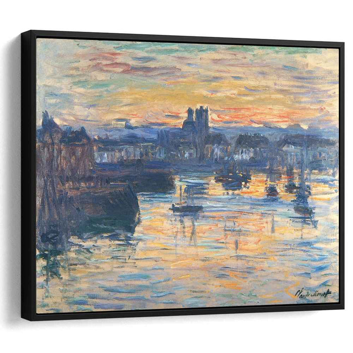 Port of Dieppe, Evening by Claude Monet