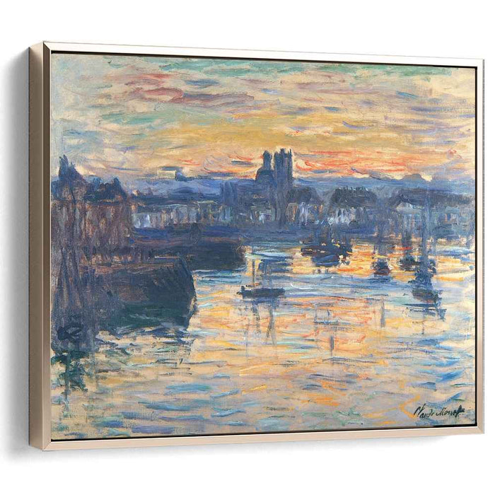 Port of Dieppe, Evening by Claude Monet