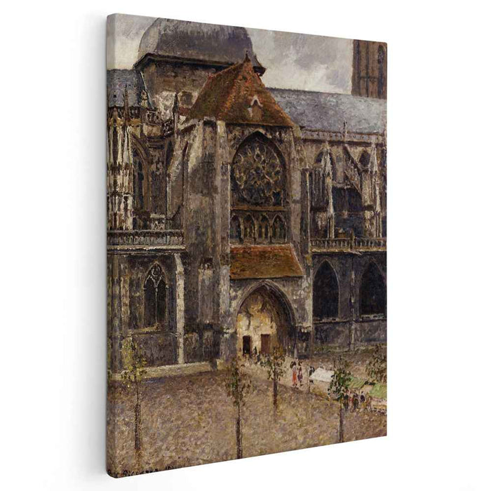 Portal from the Abbey Church of Saint Laurent (1901) by Camille Pissarro