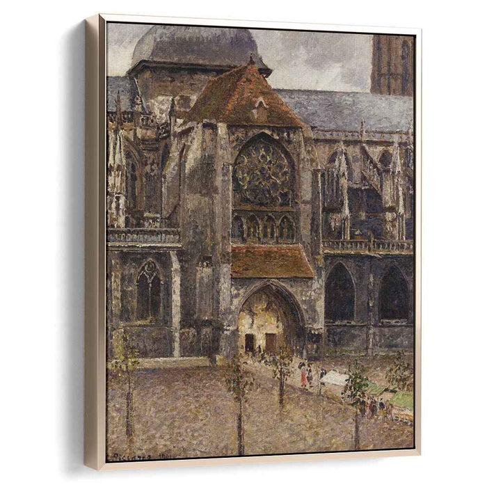 Portal from the Abbey Church of Saint Laurent (1901) by Camille Pissarro