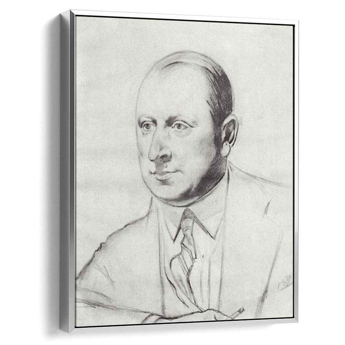 Portrait B.A.Gorin-Goryainov (1926) by Boris Kustodiev