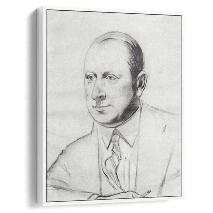 Portrait B.A.Gorin-Goryainov (1926) by Boris Kustodiev