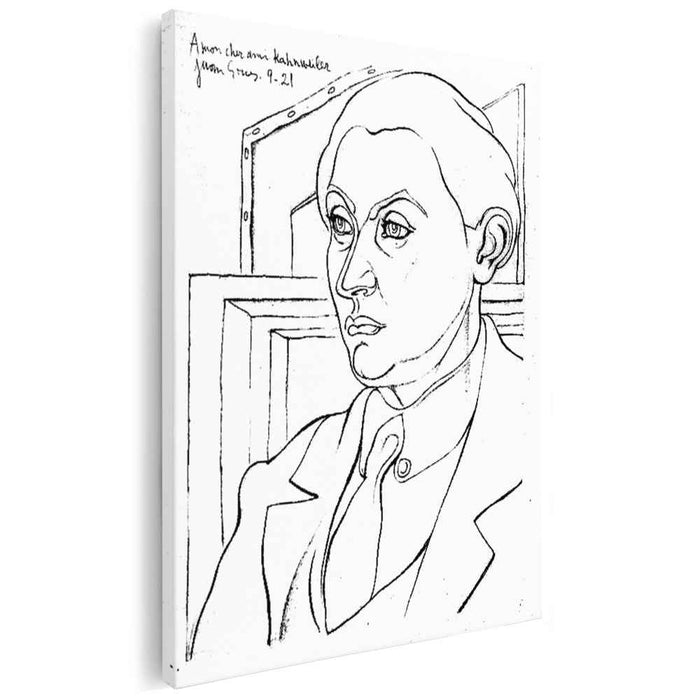 Portrait Daniel Henry Kahnweiler (1921) by Juan Gris