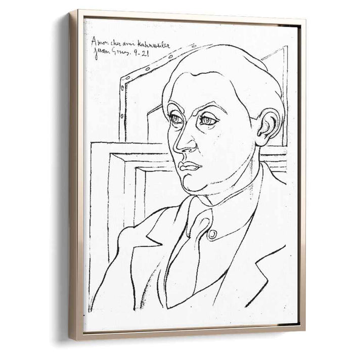 Portrait Daniel Henry Kahnweiler (1921) by Juan Gris