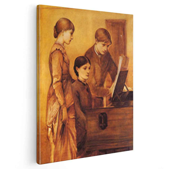 Portrait Group Of The Artists Family by Edward Burne-Jones