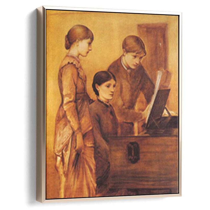 Portrait Group Of The Artists Family by Edward Burne-Jones