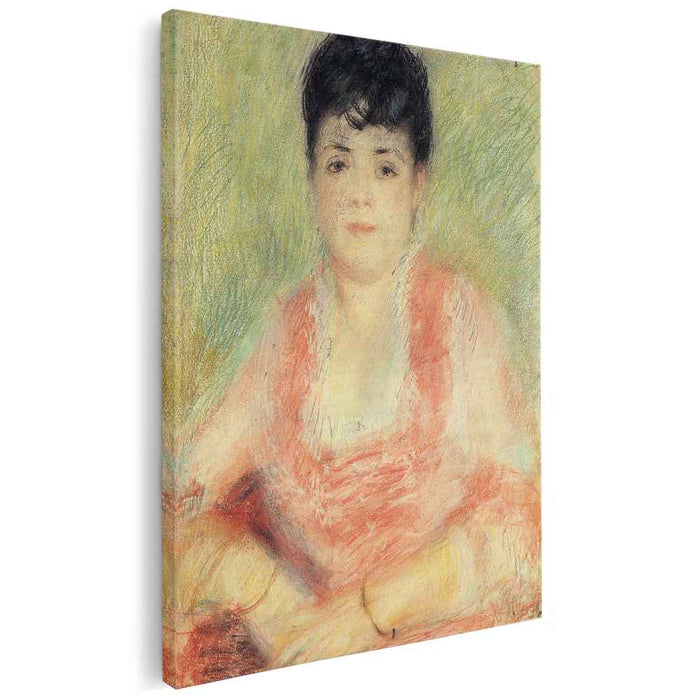 Portrait in a Pink Dress (1880) by Pierre-Auguste Renoir