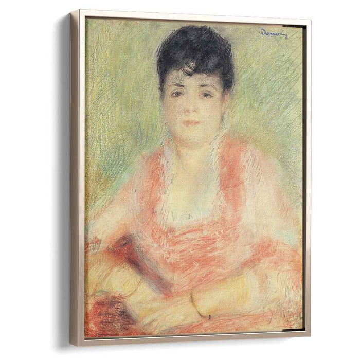Portrait in a Pink Dress (1880) by Pierre-Auguste Renoir
