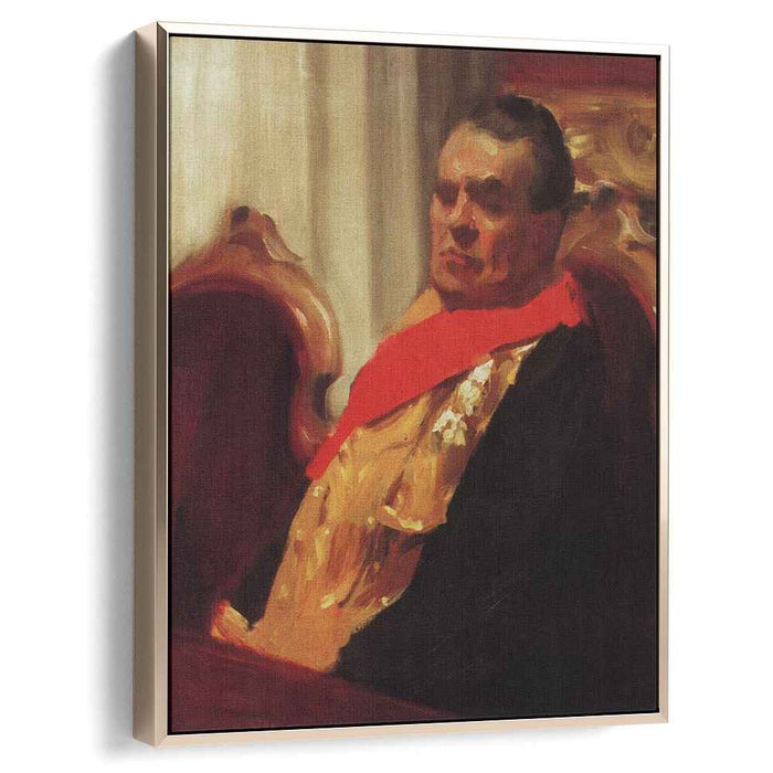 Portrait of A.A. Polovtsev (1903) by Boris Kustodiev