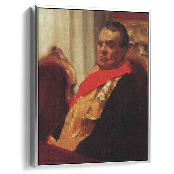 Portrait of A.A. Polovtsev (1903) by Boris Kustodiev