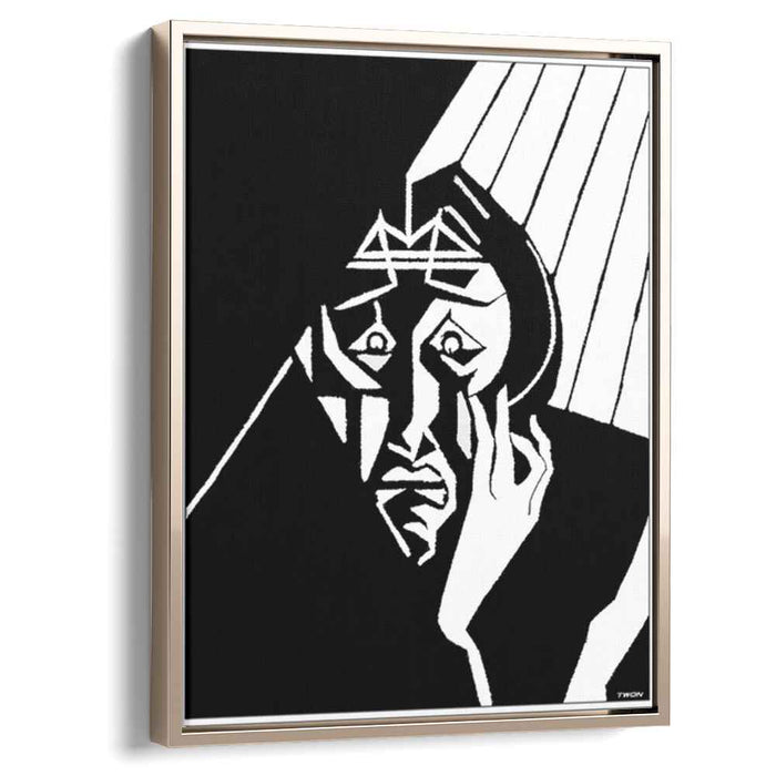 Portrait of a Bearded Man (1919) by M.C. Escher