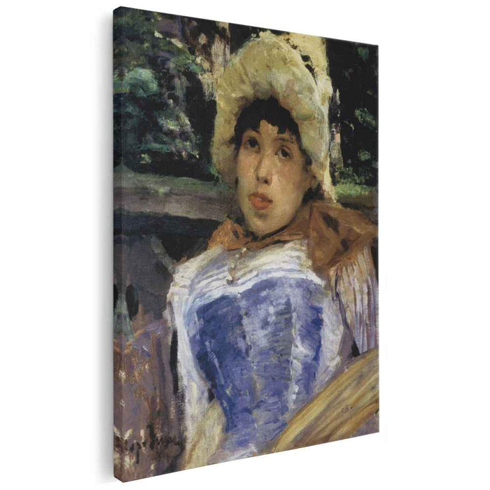 Portrait of a chorus girl (1883) by Konstantin Korovin