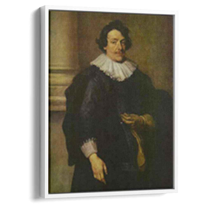 Portrait of a Gentleman Dressed in Black, in Front of a Pillar by Anthony van Dyck