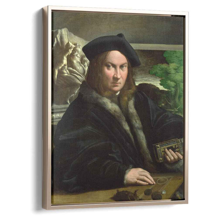 Portrait of a gentleman wearing a beret (1524) by Parmigianino
