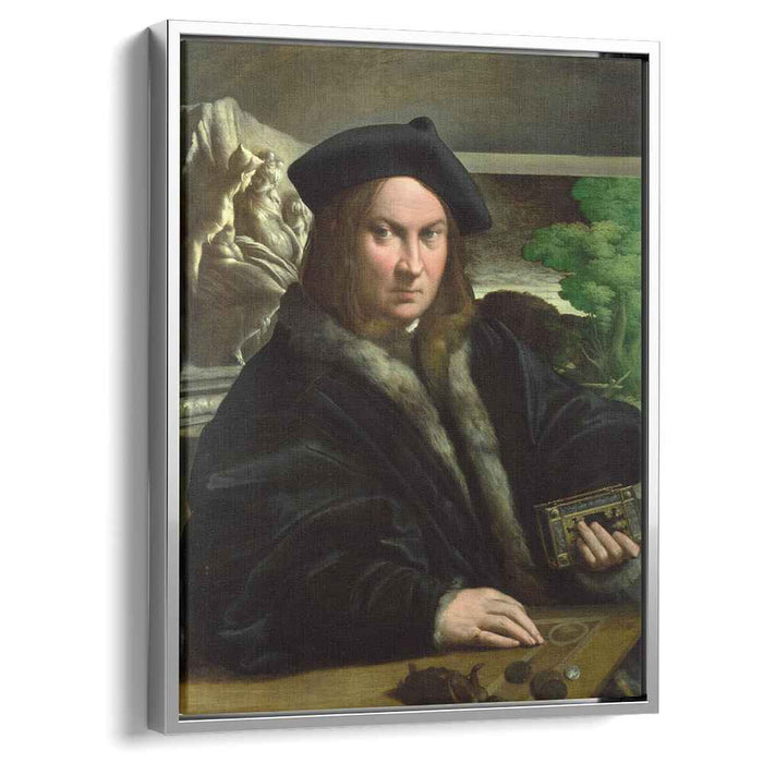 Portrait of a gentleman wearing a beret (1524) by Parmigianino