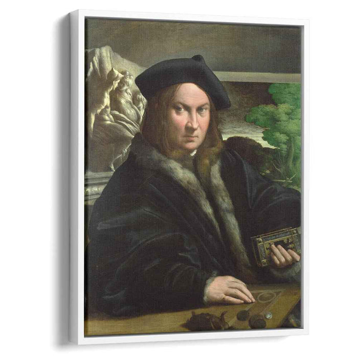 Portrait of a gentleman wearing a beret (1524) by Parmigianino