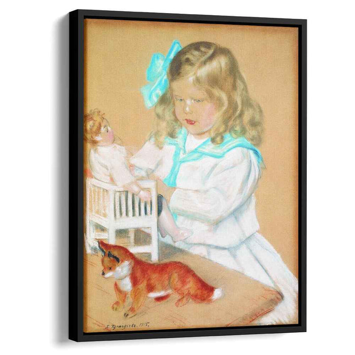 Portrait of a Girl (1915) by Boris Kustodiev