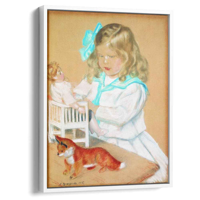 Portrait of a Girl (1915) by Boris Kustodiev