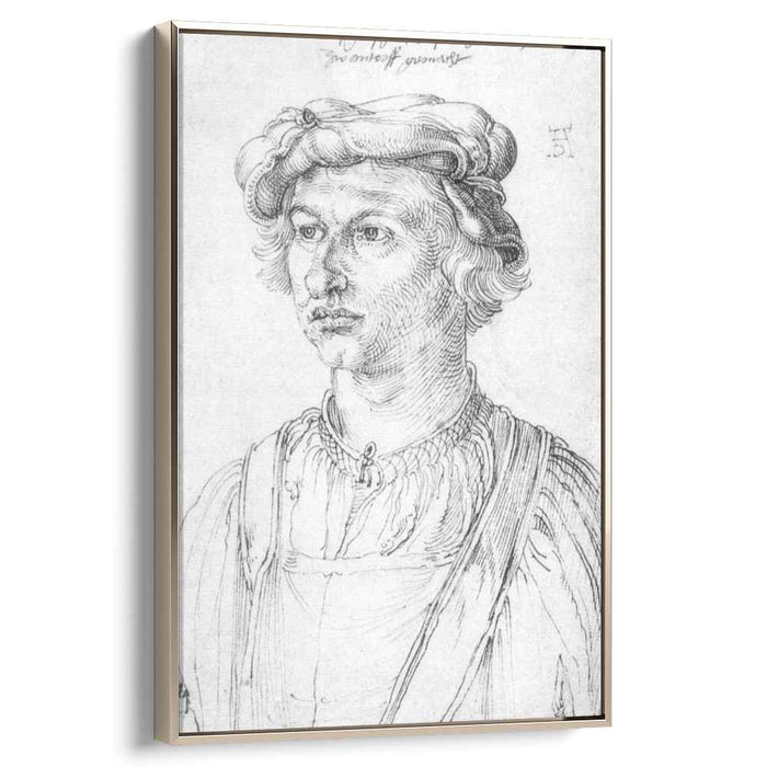 Portrait of a goldsmith from Mechelen (1520) by Albrecht Durer