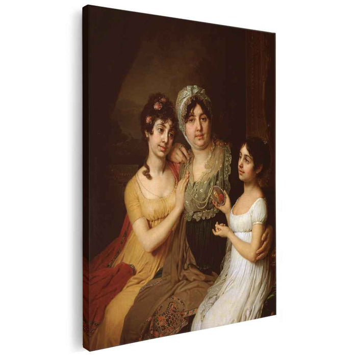 Portrait of A.I. Bezborodko with daughters (1803) by Vladimir Borovikovsky