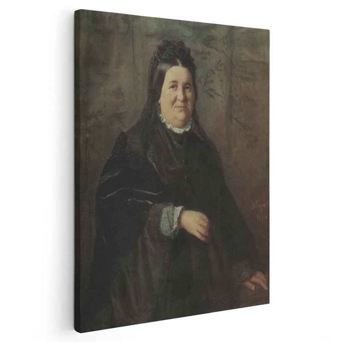 Portrait of A.I. Kridener, born. Ivanova, mother of the artist by Vasily Perov