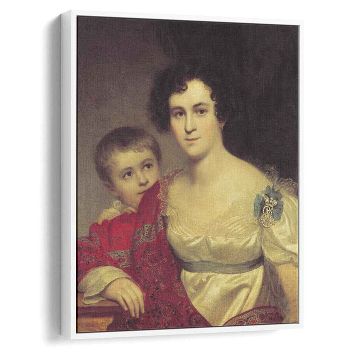 Portrait of A. I. Molchanova with Daughter (1814) by Orest Kiprensky