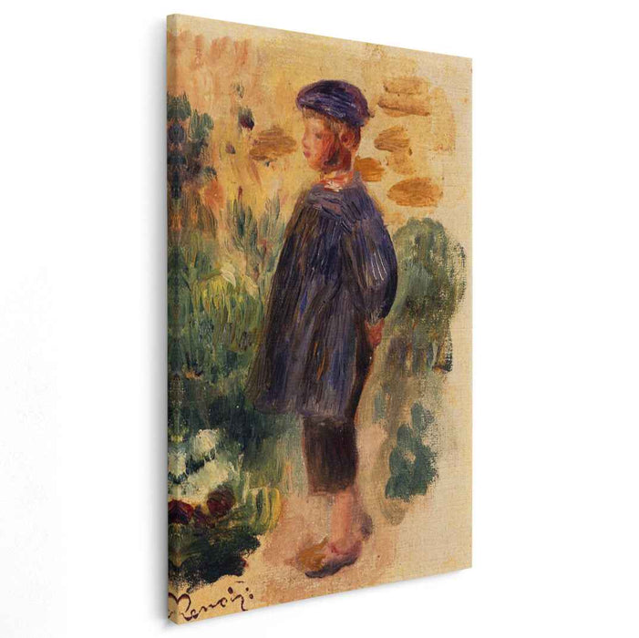 Portrait of a Kid in a Beret (1892) by Pierre-Auguste Renoir
