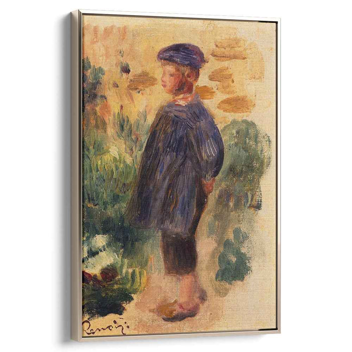 Portrait of a Kid in a Beret (1892) by Pierre-Auguste Renoir
