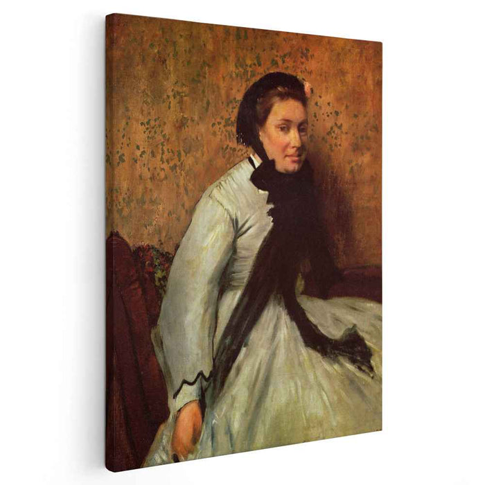 Portrait of a Lady in Grey (1865) by Edgar Degas