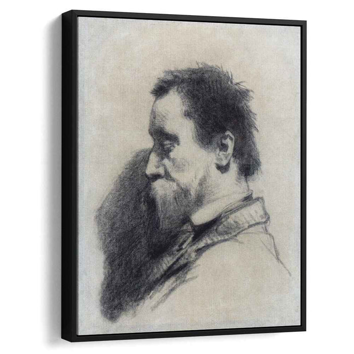 Portrait Of A Man, Said To Be Leopold Desbrosses by Jean-Francois Millet