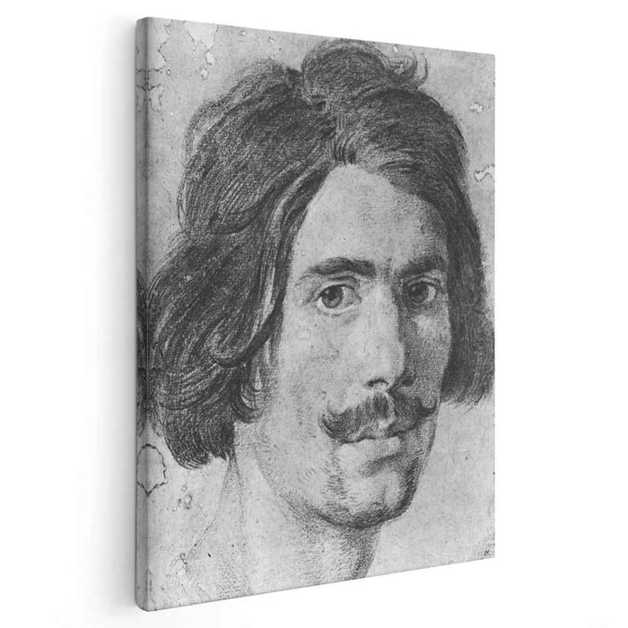 Portrait of a Man with a Moustache (Supposed Self Portrait) (1630) by Gian Lorenzo Bernini