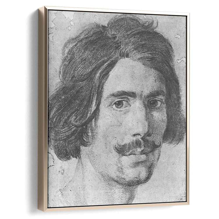 Portrait of a Man with a Moustache (Supposed Self Portrait) (1630) by Gian Lorenzo Bernini