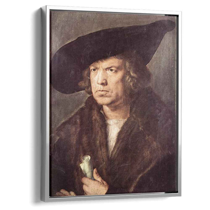 Portrait of a Man with Baret and Scroll (1521) by Albrecht Durer